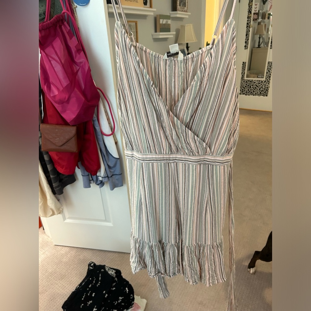 American Eagle Outfitters Multicolor Striped Romper